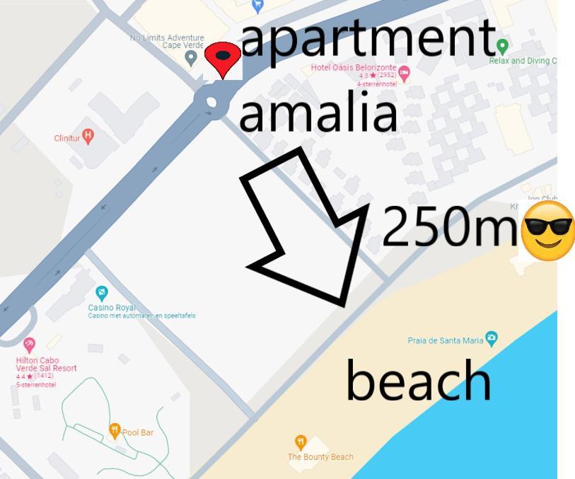 Appartement Amalia Sal Santa María Exterior foto